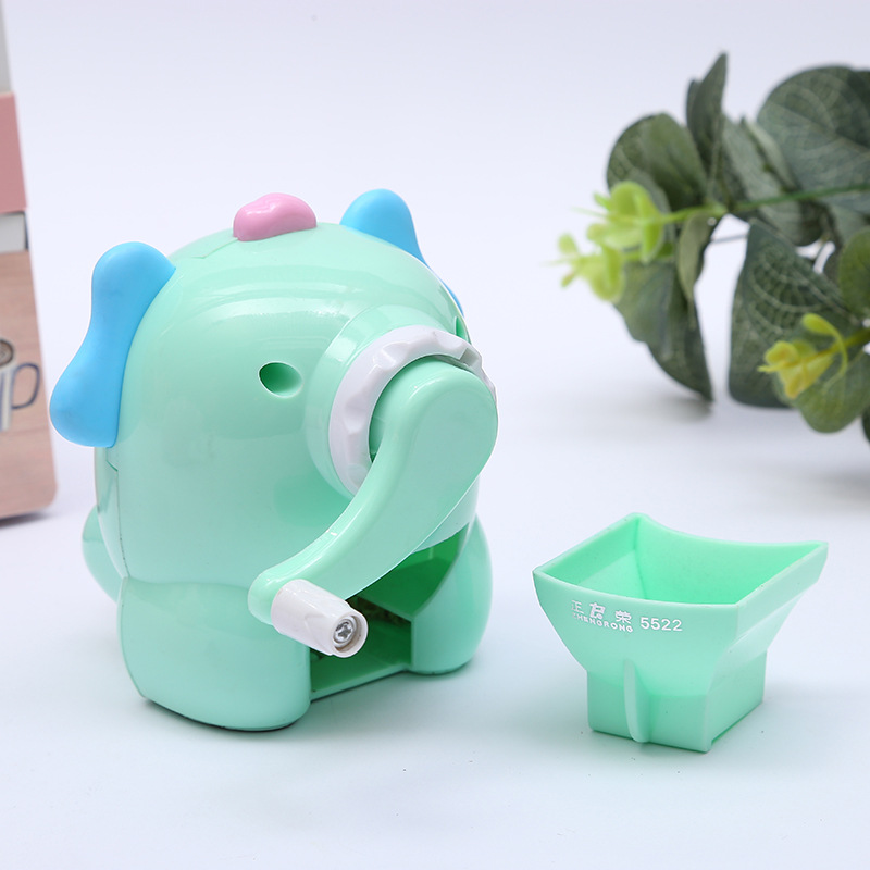 厂家批发创意可爱削笔刀卡通小学生奖品铅笔刀自动进笔卷笔刀细节图