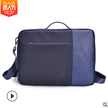 新款牛津布电脑包户外旅行商务背包男士双肩包电脑背包详情图2