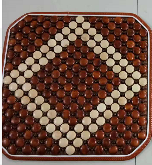 新款免绑硅胶底四方垫/小方垫梨木圆珠单片现货批发细节图