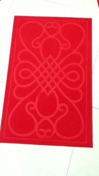 58*88cm PVC embossed floor mat, water-absorbing anti-slip mat, door mat, floor mat, household mat, fleece floor mat, export mat, anti-slip mat, carpet details Picture