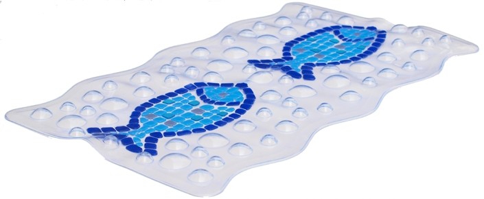 Pisces transparent bathroom mat, bathroom anti-slip mat, PVC massage mat, bathroom massage mat, bathtub mat Application Scenario