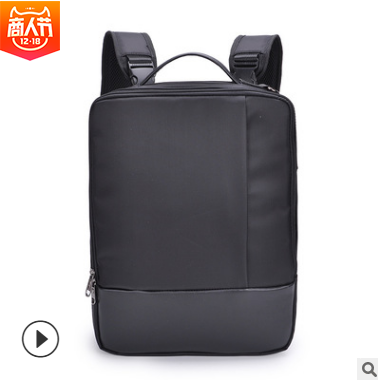 新款牛津布电脑包户外旅行商务背包男士双肩包电脑背包详情图1