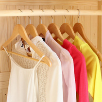 Huilong Solid wood hangers wholesale adult clothing store non-slip clothing rack wooden clothing support wooden pants rack HL-0025