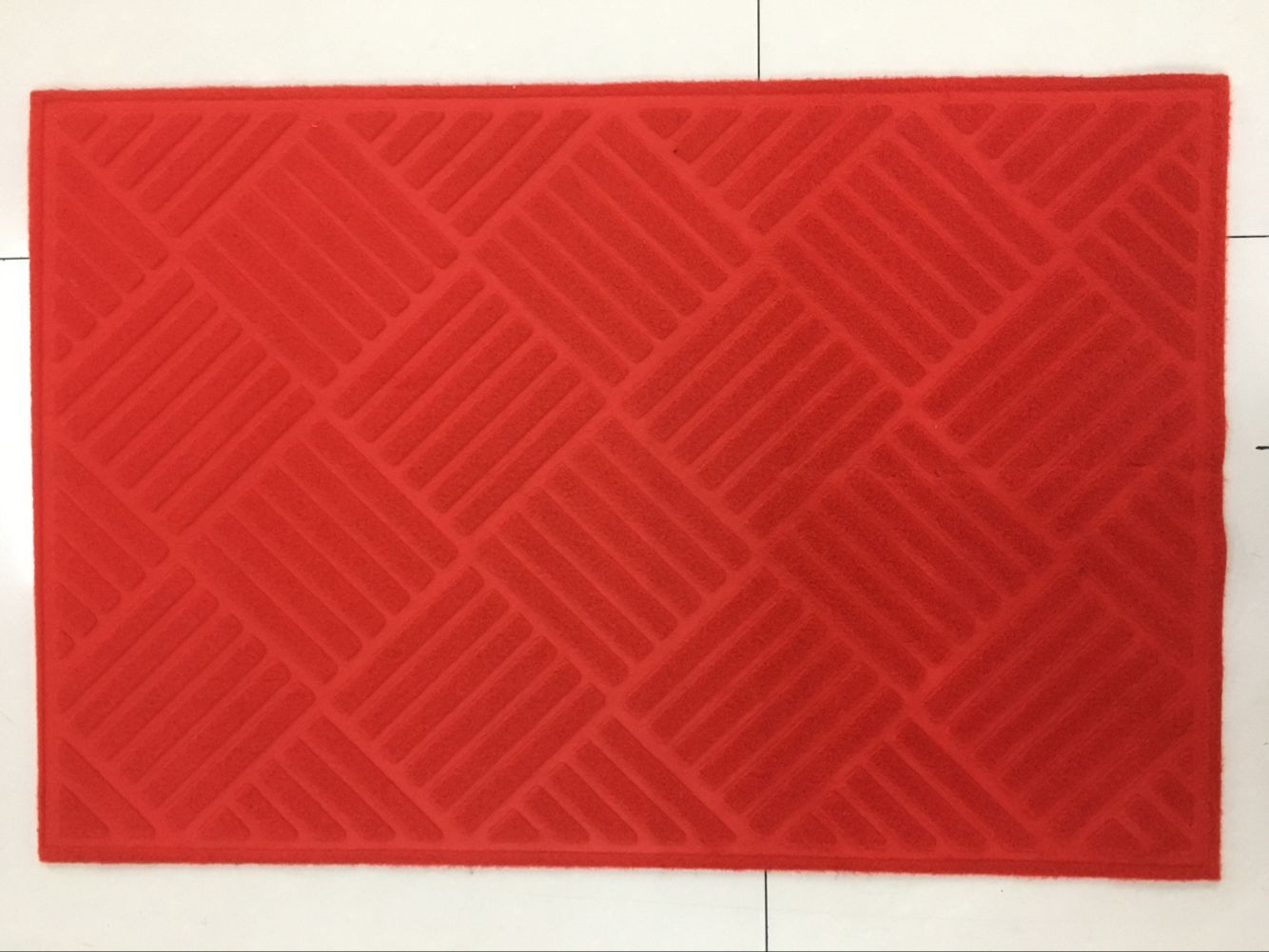 58*88cm PVC embossed floor mat, water-absorbing anti-slip mat, door mat, floor mat, household mat, fleece floor mat, export mat, anti-slip mat, carpet Specification drawing