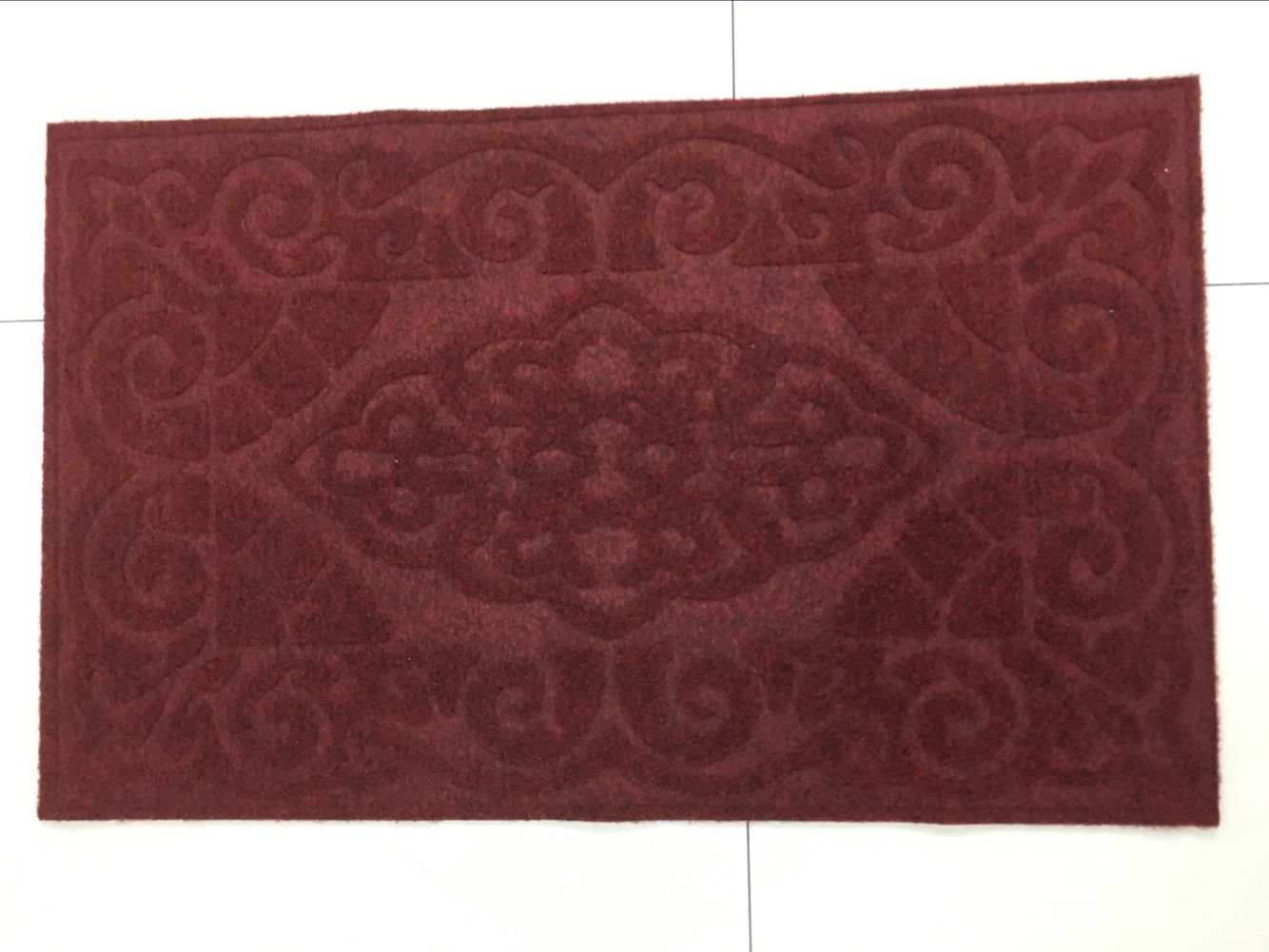 48*78cm PVC textured and embossed mat, water-absorbing and anti-slip mat, outdoor mat, foot mat, door mat, best-selling in foreign trade details Picture