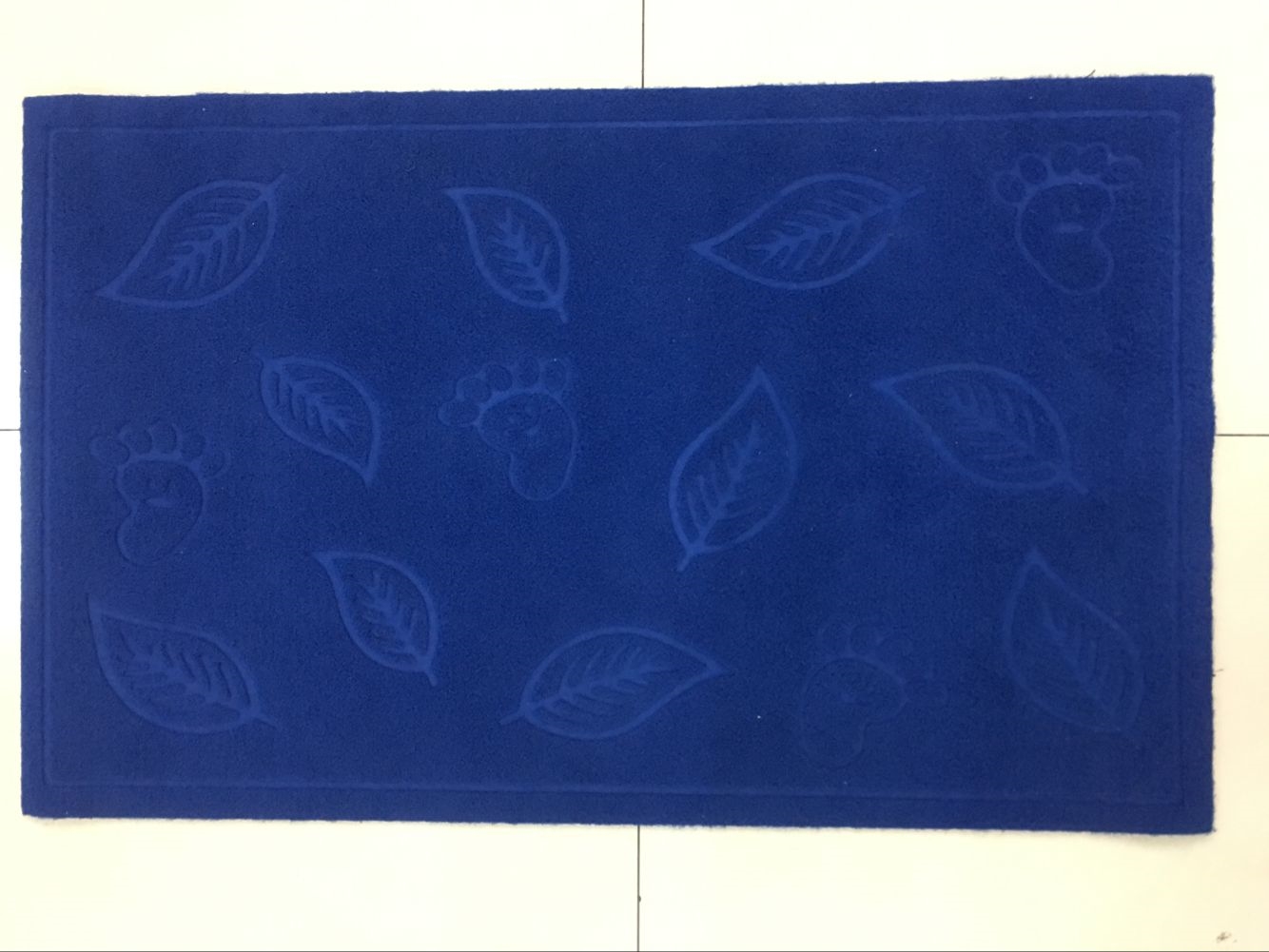 48*78cm PVC textured and embossed mat, water-absorbing and anti-slip mat, outdoor mat, foot mat, door mat, best-selling in foreign trade Specification drawing