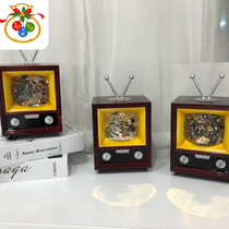 TV Christmas decorations innovative electronic products LED small night lights music atmosphere lights