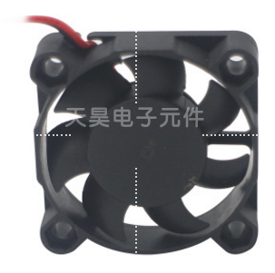 电子元件直流4cm散热风扇LED汽车灯5V 12V 24V静音风扇细节图