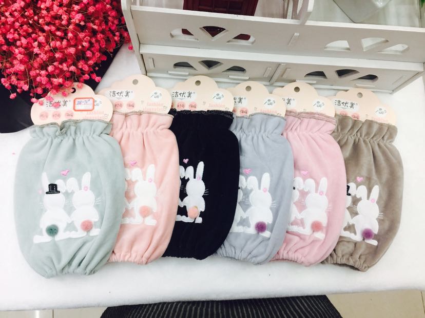 洁优美韩版时尚袖套兔子卡通袖套