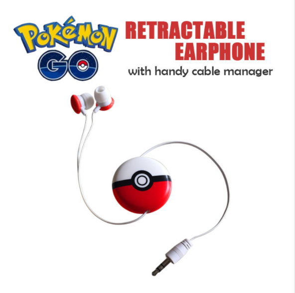 Creative and cute pet Poke Ball telescopic headphones 3.5mm universal in-ear Cartoon Pikachu headphones Application Scenario