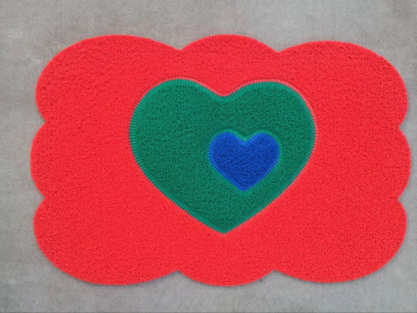 Thin wavy brushed pad, splicing pad, brushed embossed pad, PVC anti-slip pad, foot pad and door pad full figure