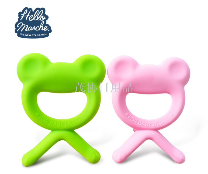 硅胶婴儿牙胶母婴用品婴幼儿玩具硅胶宝宝磨牙棒婴儿咬胶产品图