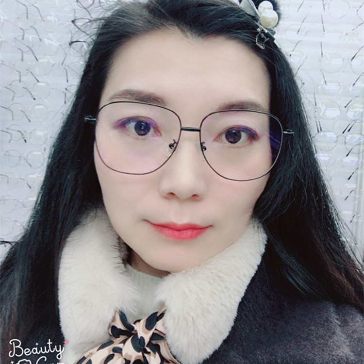 韩版新款大框平光镜时尚复古眼镜框近视架