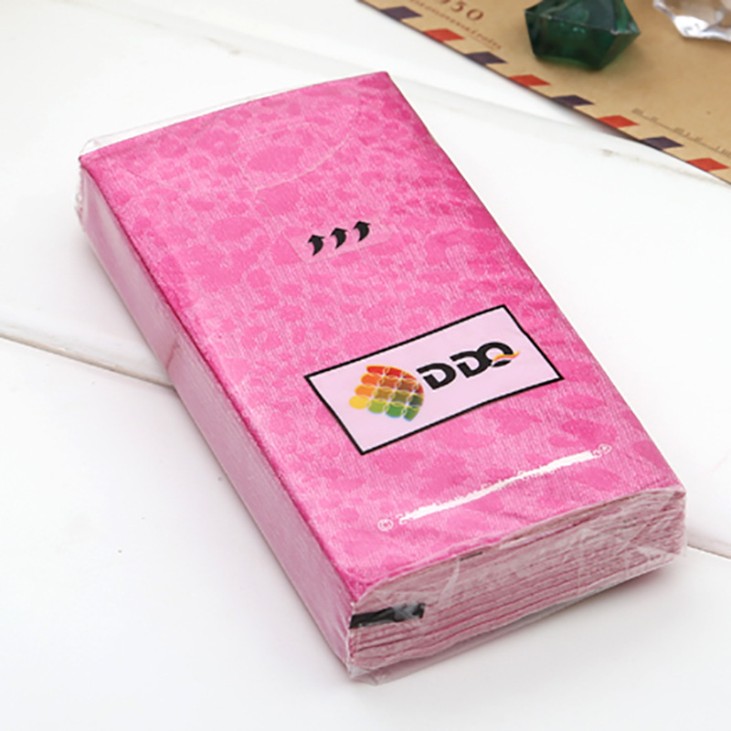 Napkins square bulk FCL original wood pulp paper towels square color printed comfortable tissue paper thumbnail