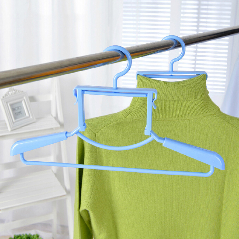 Telescopic hangers for high collar/hooded clothes plastic 32106