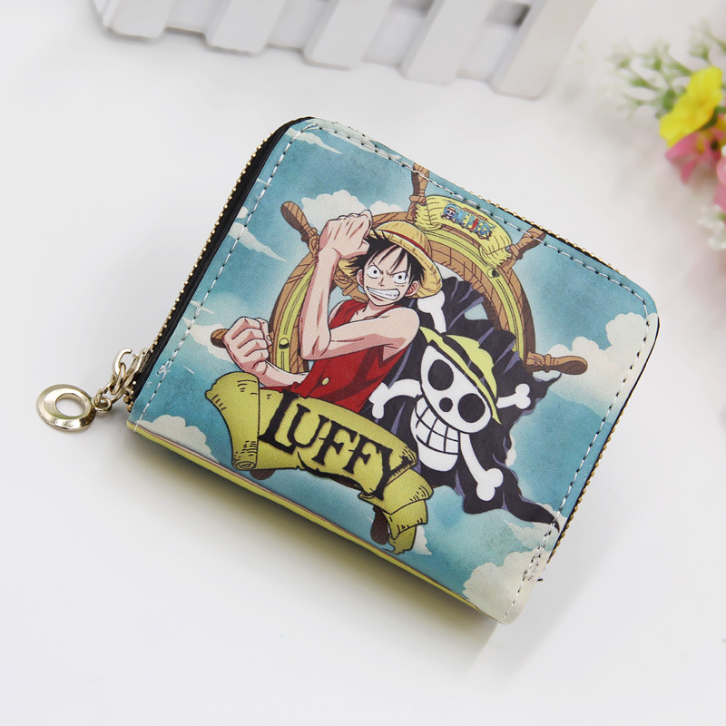 New personalized creative cartoon wallet students cute cartoon short wallet manufacturers wholesale zipper card bags Specification drawing