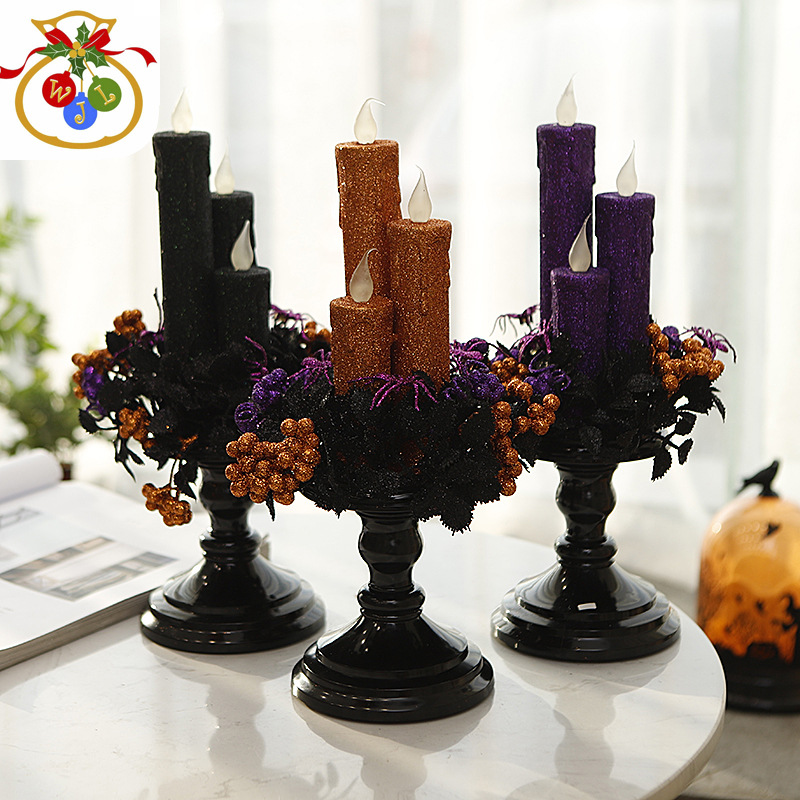 Christmas candle stand gifts boutique Night light LED small Night light Halloween decorations