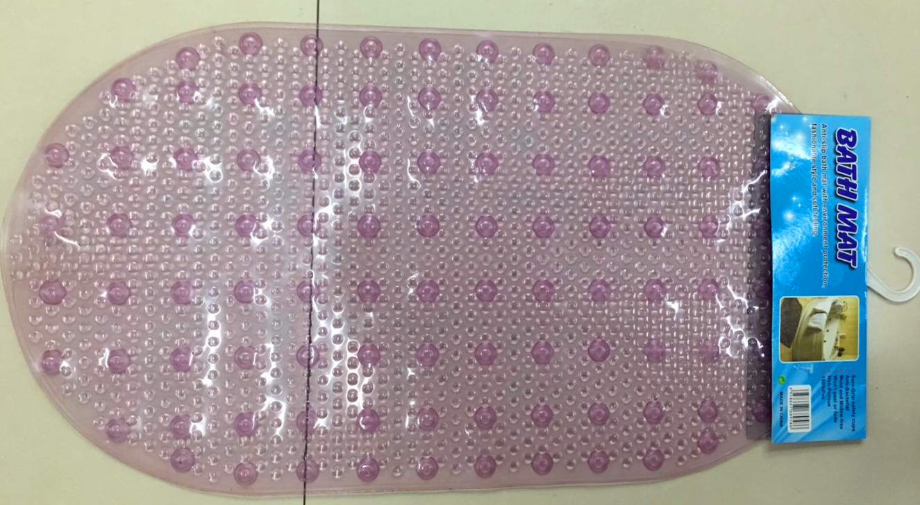 Hot-selling new transparent oval small water droplet bathroom mat, bathroom anti-slip mat, massage mat, bathtub anti-slip mat, PVC mat full figure