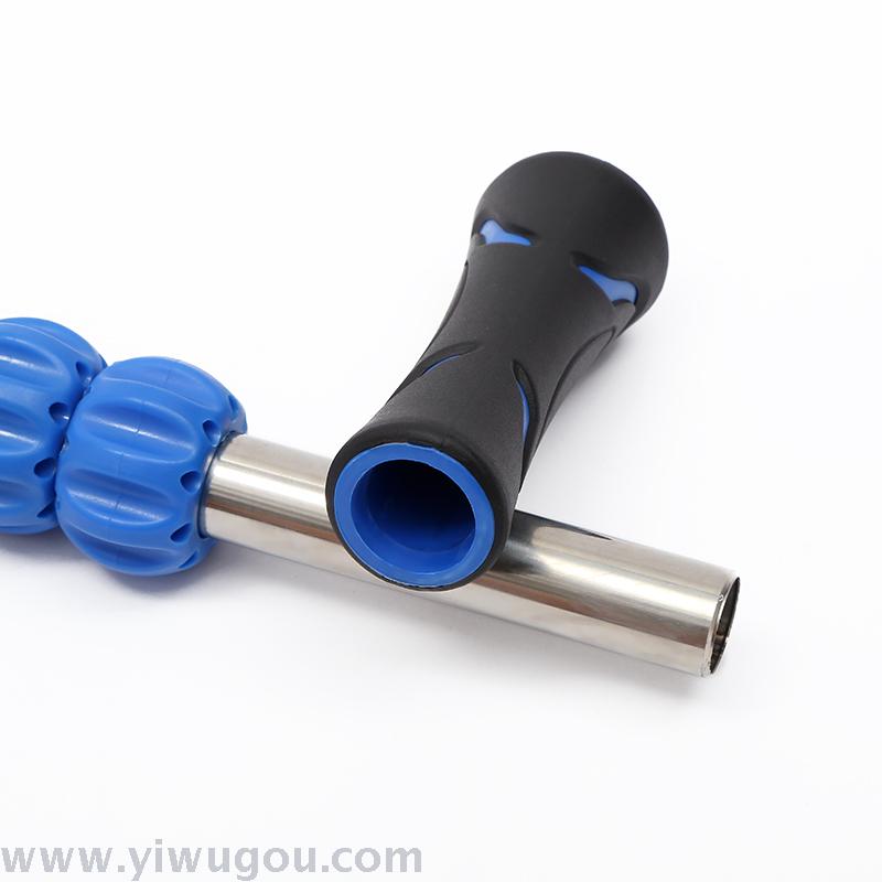 9齿圆轮按摩棒 瑜伽棒 肌肉按摩 滚轮 放松肌肉细节图