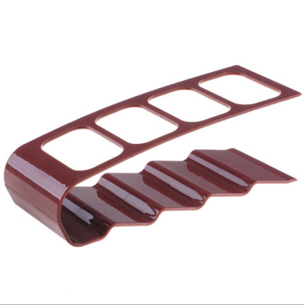 Korean version creative four-compartment remote control storage rack, plastic desktop storage rack and storage seat Specification image