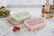 Pp-l split-box lunch box Bento box Microwave oven multi-split-box snack box split-box color with lid