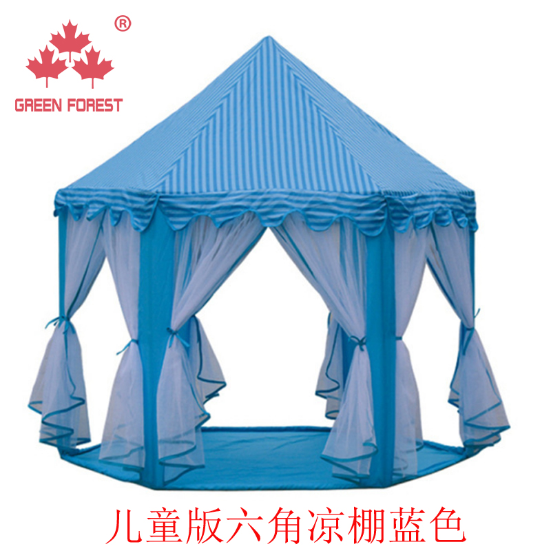 现货室内薄纱六角儿童帐篷儿童游戏屋公主游戏城堡帐篷定制玩具屋细节图