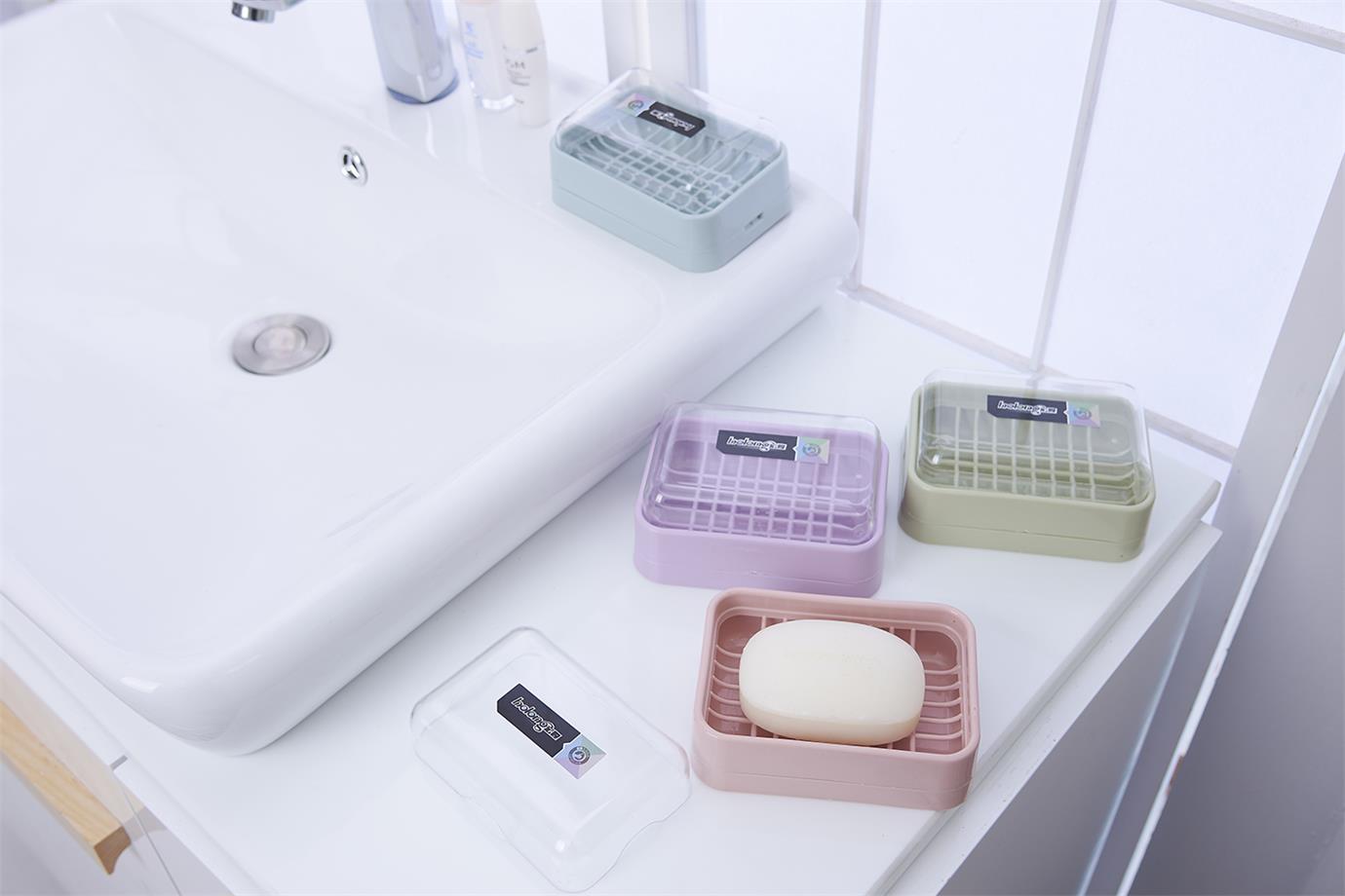Creative plastic travel soap box Hand soap holder for toilet soap holder