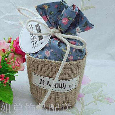 十元多元店圆形布香薰家居室内用香包产品图