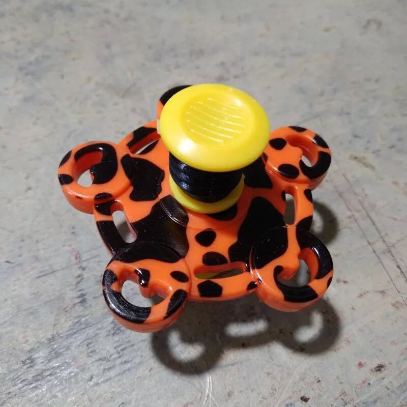 新款spinnobi弹力陀螺弹跳陀螺弹簧陀螺指间旋减压玩具手产品图