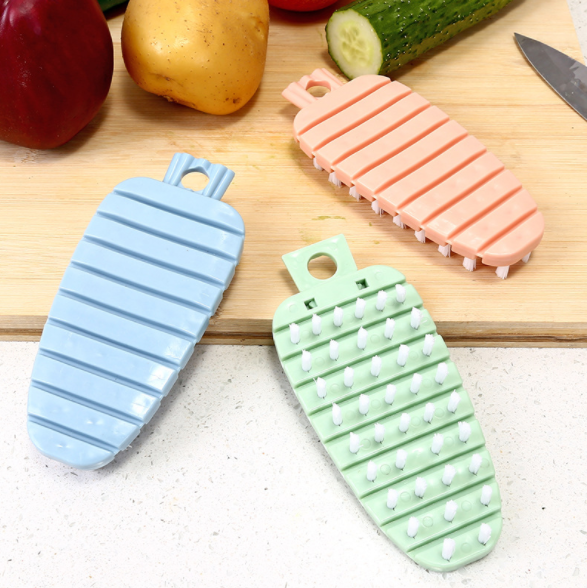 Fruit and vegetable cleaning brush does not hurt hands Fruit potato radish cleaning brush Fruit and vegetable brush