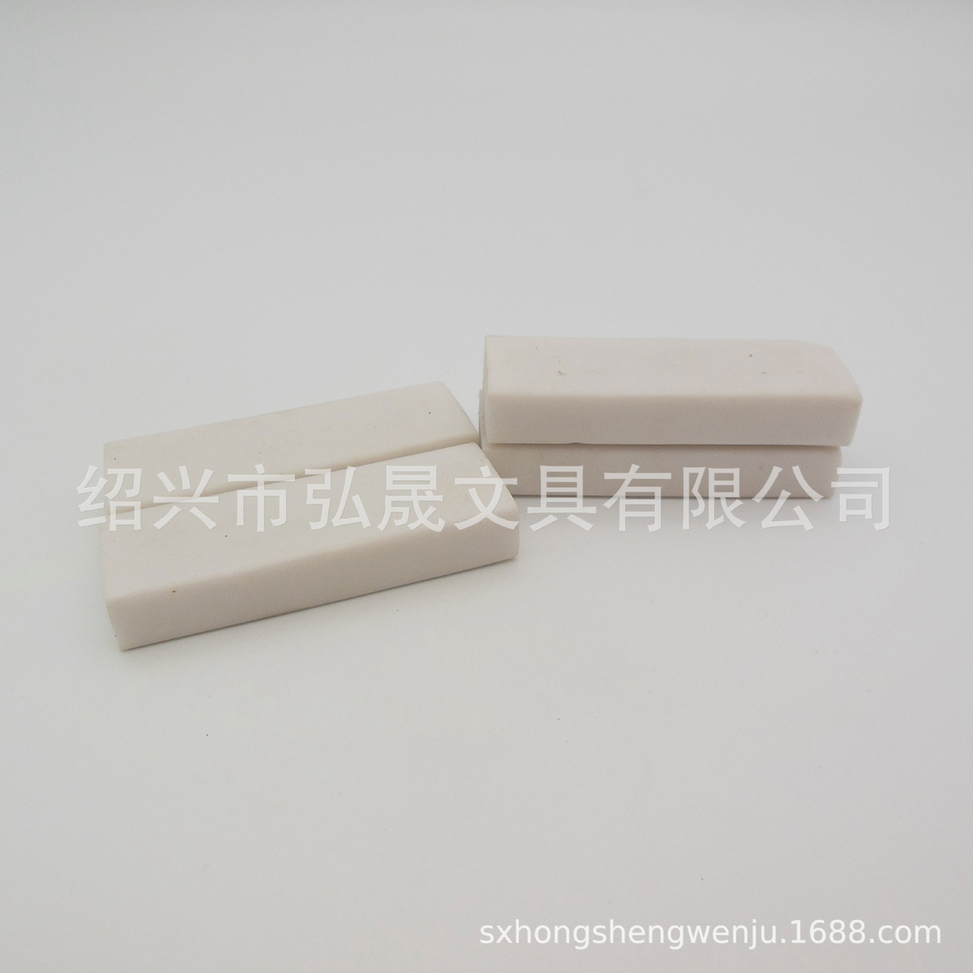 白色PVC材料办公橡皮学习用品橡皮生产厂家