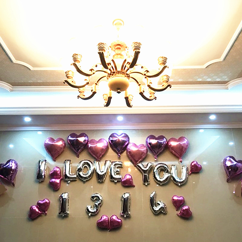 数字气球/铝膜气球/生日数字细节图