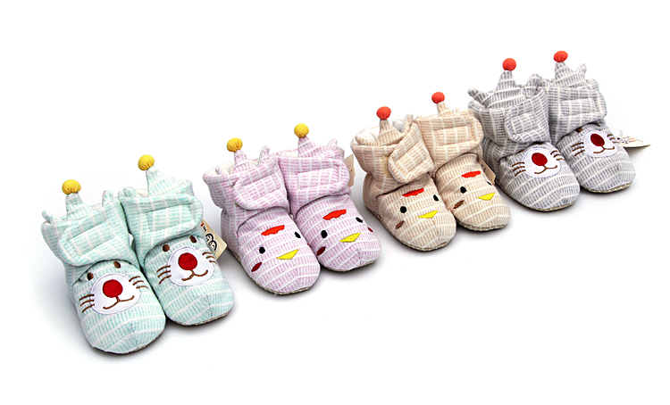 Sheriwa winter cotton shoe crown cartoon four color cotton