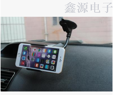 长杆懒人车载手机支架吸盘支架导航支架挡风玻璃支架细节图