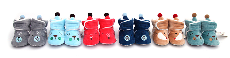 Sheriwa winter cotton shoes 6 colors mixed cartoon cute shoes