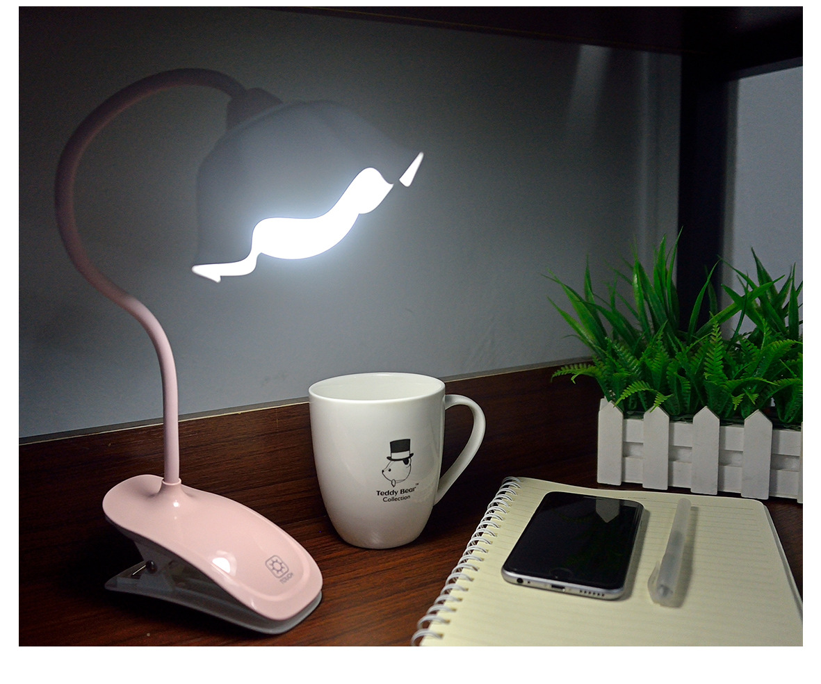 1007 Touch sensing clamp eye protection table lamp LED lighting Reading students learn table lamp simple wind