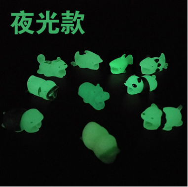 The new glow-in-the-dark takes a bite out of the data cable protective cover animal shape anti-snap charging head protective cover