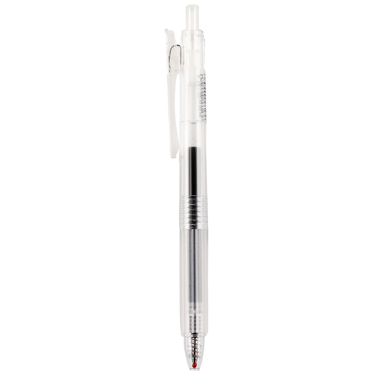 Wanbang Youpin K-6 gel pen, transparent pen barrel, 0.5mm replaceable core, push-spring pen, large capacity spring, large mouth clamp Application Scenario