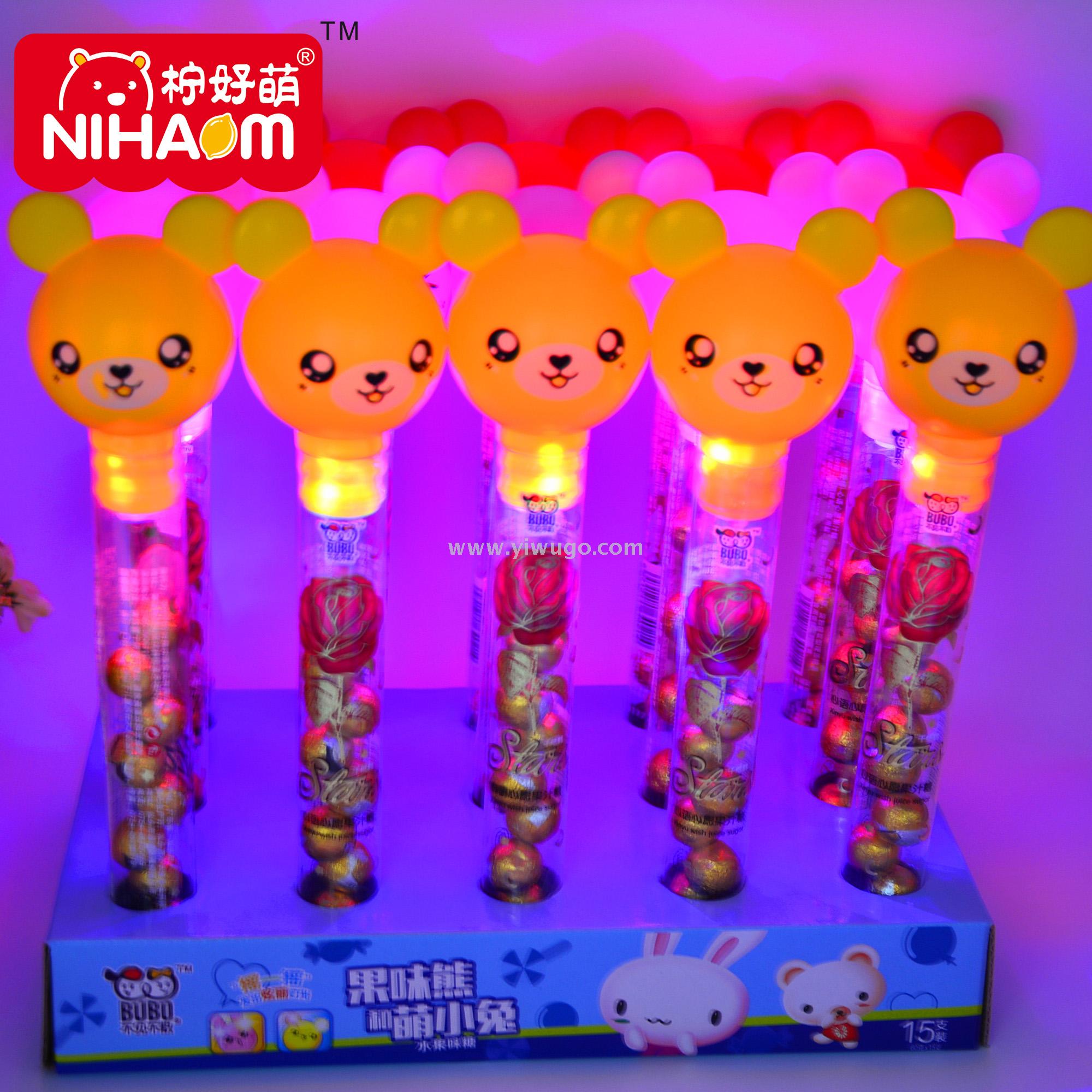 Ninghaomeng Little Angel Food 40g Package: Sparkling Cute Little Rabbit Stick Chocolate, student leisure and entertainment toys and Snacks details Picture