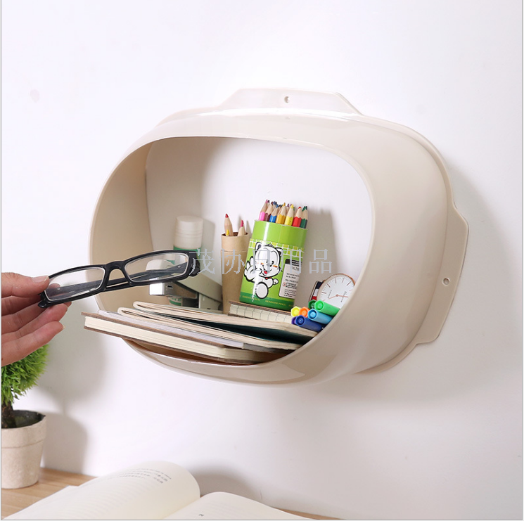 Creative multi-purpose glued wall storage box Kitchen storage box Bathroom storage box miscellaneous storage box
