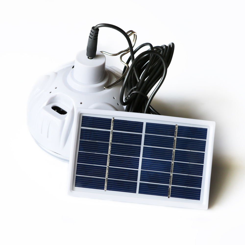 Solar outdoor lamp solar panel charging emergency lamp stand camping hiking hiking hand lamp LED lamp