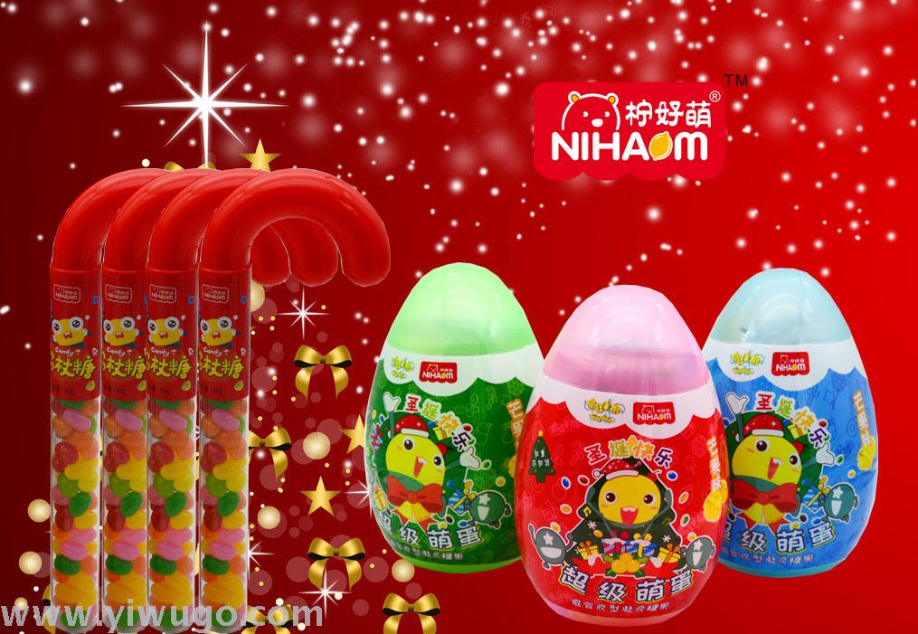 柠好萌闪光萌糖趣蛋，拐杖糖产品图