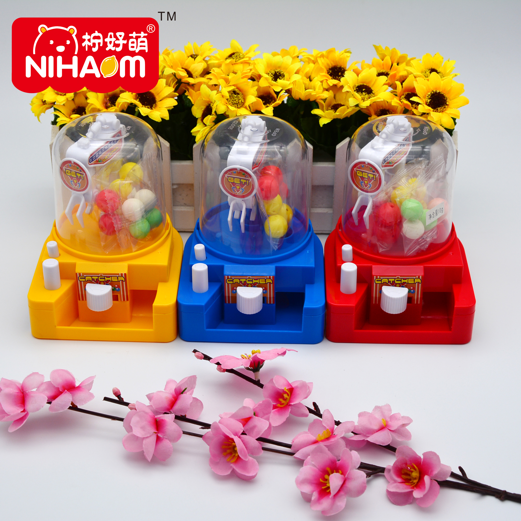 Ninghaomeng Little Angel Food, fruit-flavored candies from the candy grabber. Application Scenario