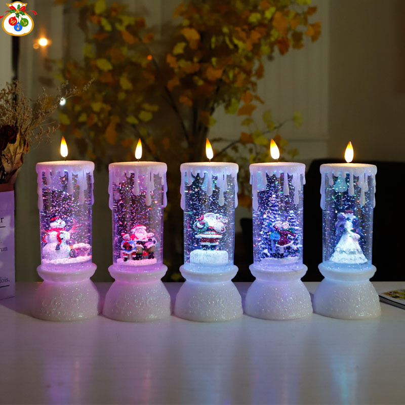 Zf-020 New candle water smart home creative products wedding gift atmosphere light small night light