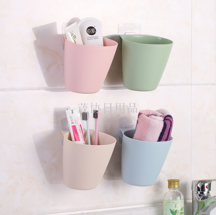 The kitchen and bathroom storage bins with no marks attached wall storage bins are multi-purpose storage bins