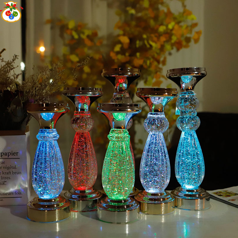Zf-039 Water candlestick creative product Night light LED colorful light LED night light