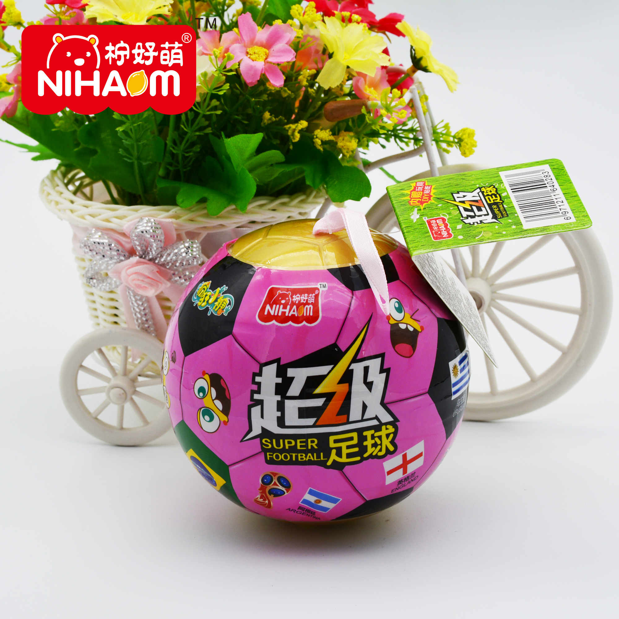 柠好萌小天使食品，超级足球细节图