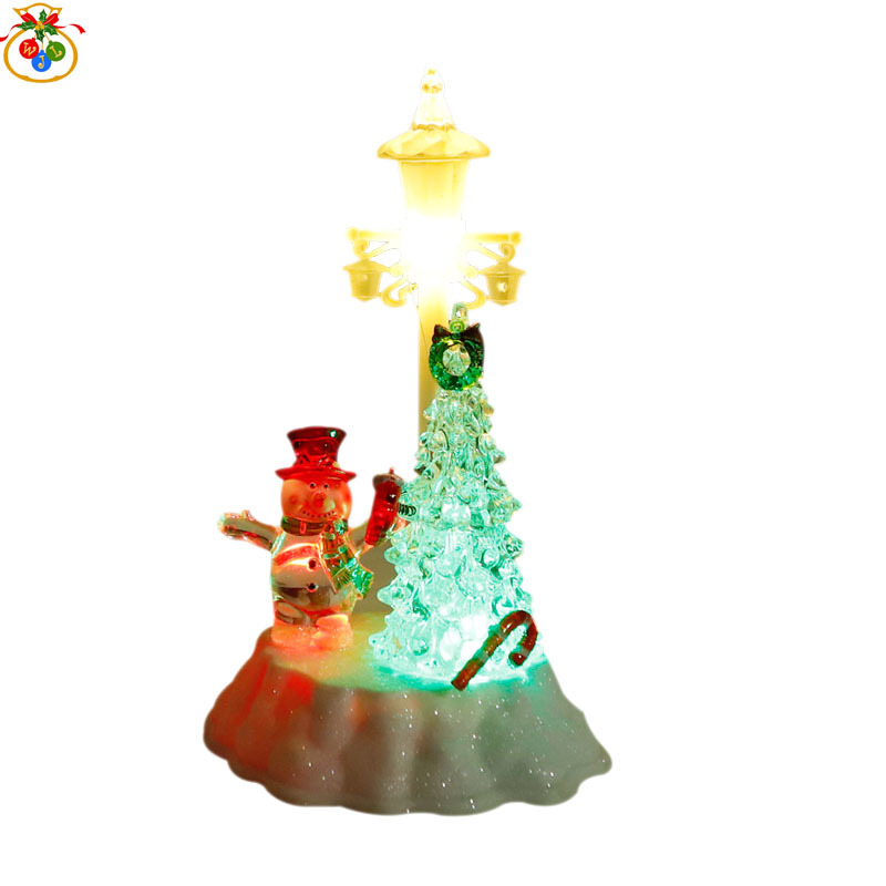 Christmas decorations Christmas street lights Christmas Tree Santa Claus little night lights LED atmosphere lights