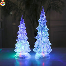 Wdl-1853 Size ice skate water Christmas Tree Christmas ornament Creative crystal lights Night lights