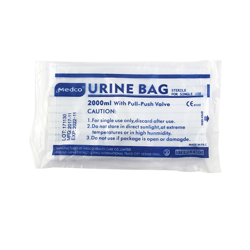 一次性尿袋 2000ml采尿袋 集尿袋urine bag图